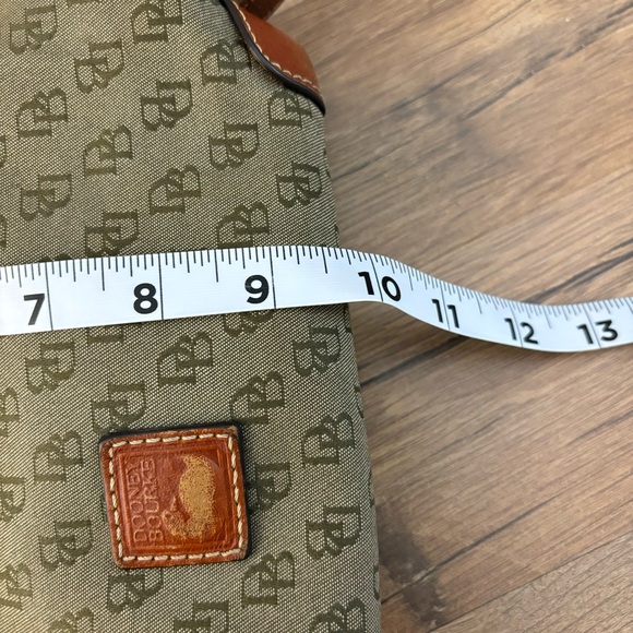 Dooney & Bourke Ivy Canvas Logo Classic Crossbody Bag Purse Vintage Women’s - Picture 6 of 9